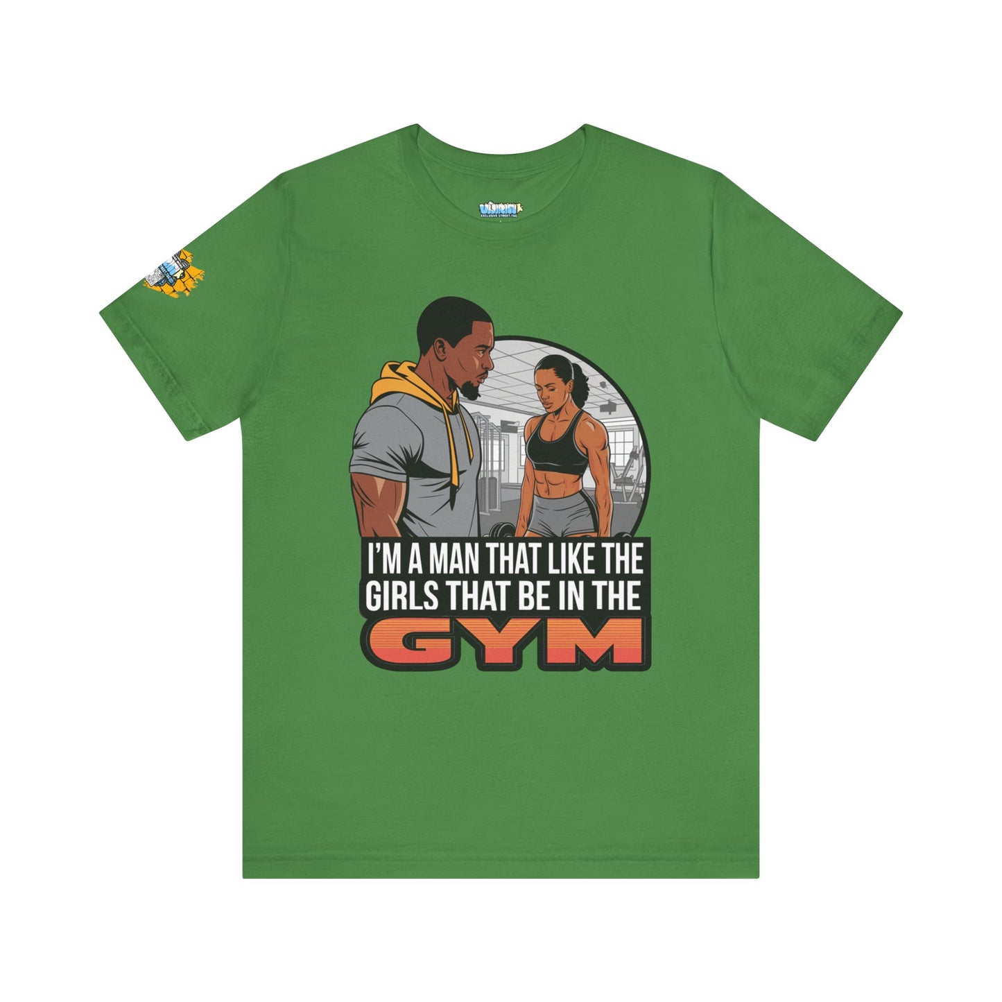 Gym Vibes Men's Jersey Tee - 'I’m a Man That Like the Girls That Be in the Gym'