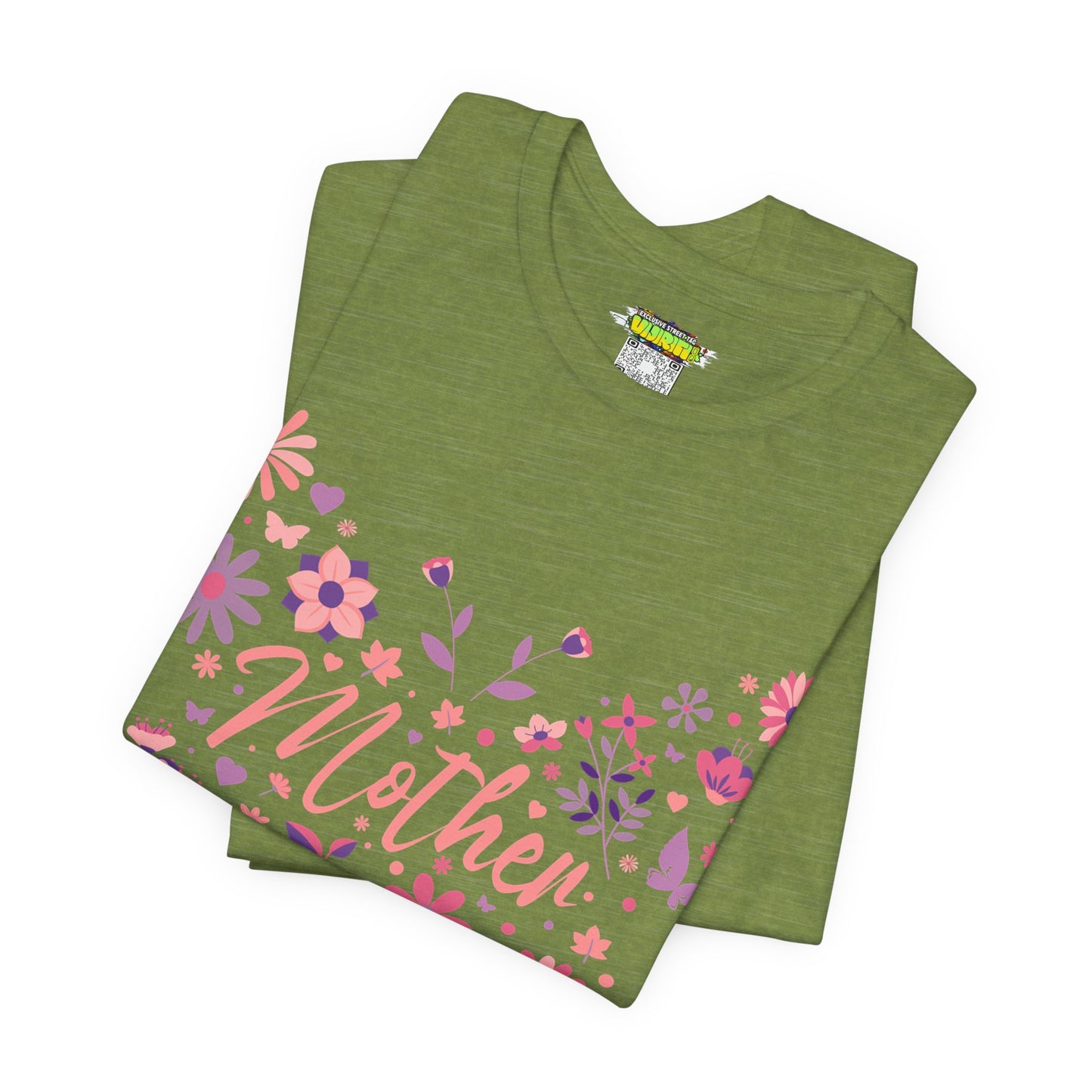 Butterfly Mother T-Shirt, Unisex Tee for Mom, Floral Gift, Birthday Present, Mother's Day Apparel, Cute Butterfly Design