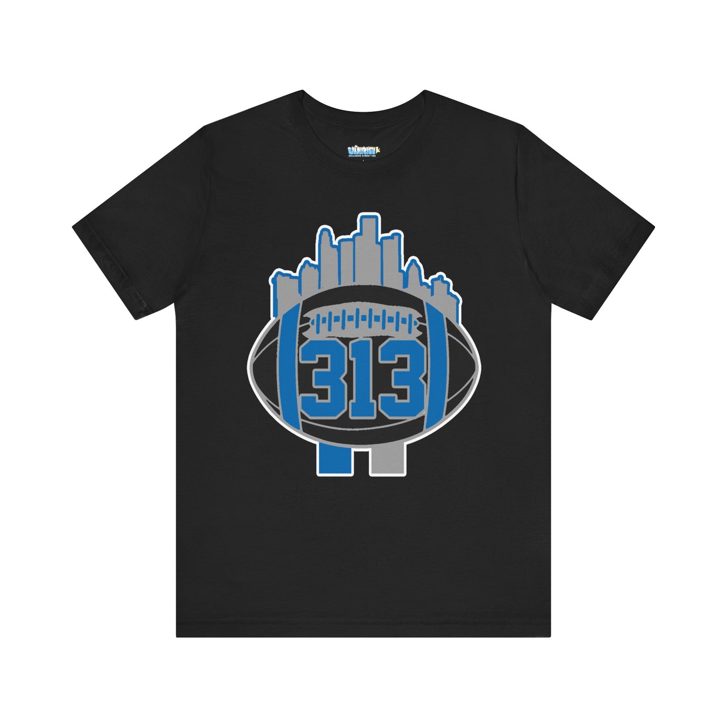 LION NEW COLORS DETROIT 313 FOOT BALL SHIRT