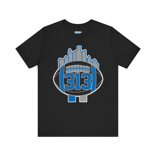 LION NEW COLORS DETROIT 313 FOOT BALL SHIRT
