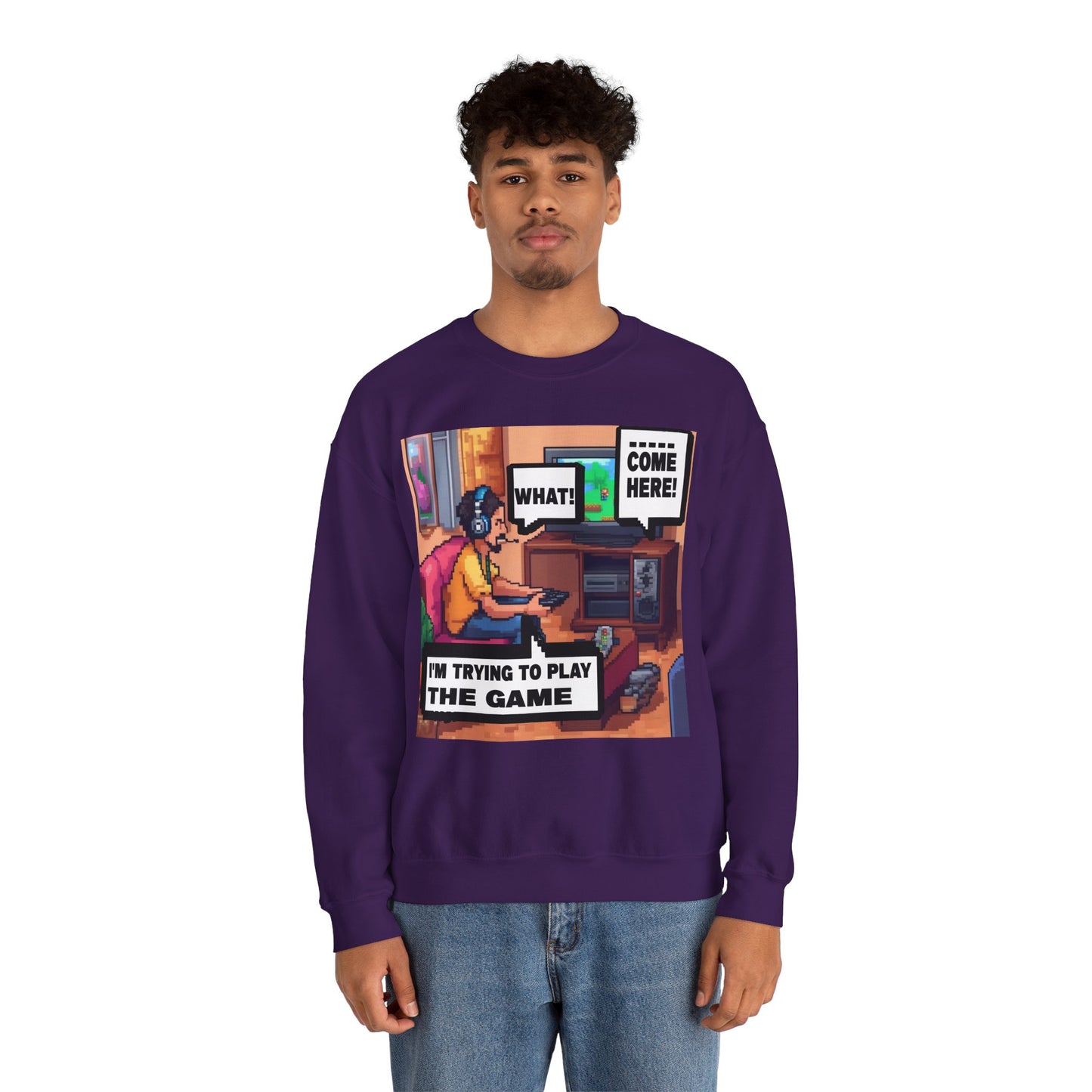 I'm trying to play the game 3 Crewneck Sweatshirt