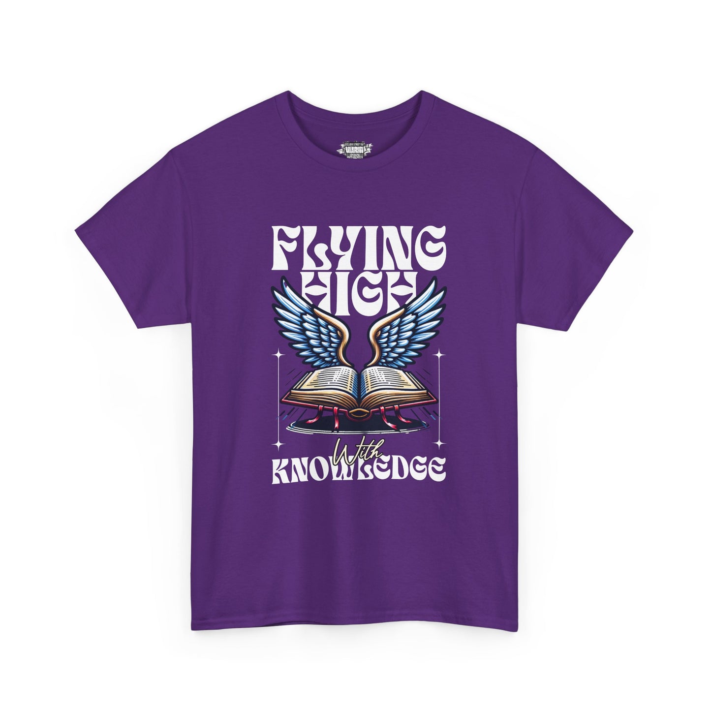 "Flying High Graphic T-Shirt - Unisex Heavy Cotton Tee with Inspirational Design