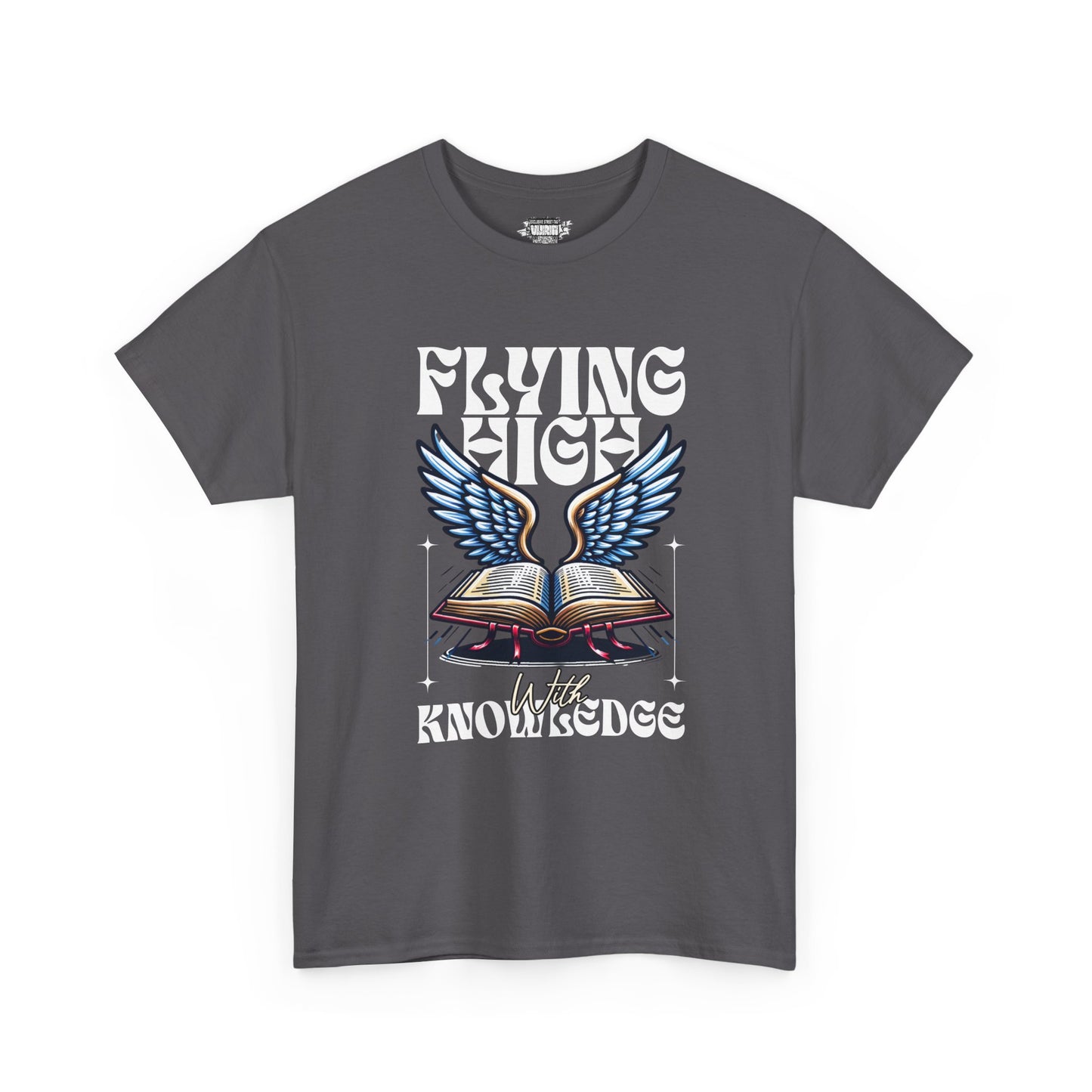 "Flying High Graphic T-Shirt - Unisex Heavy Cotton Tee with Inspirational Design