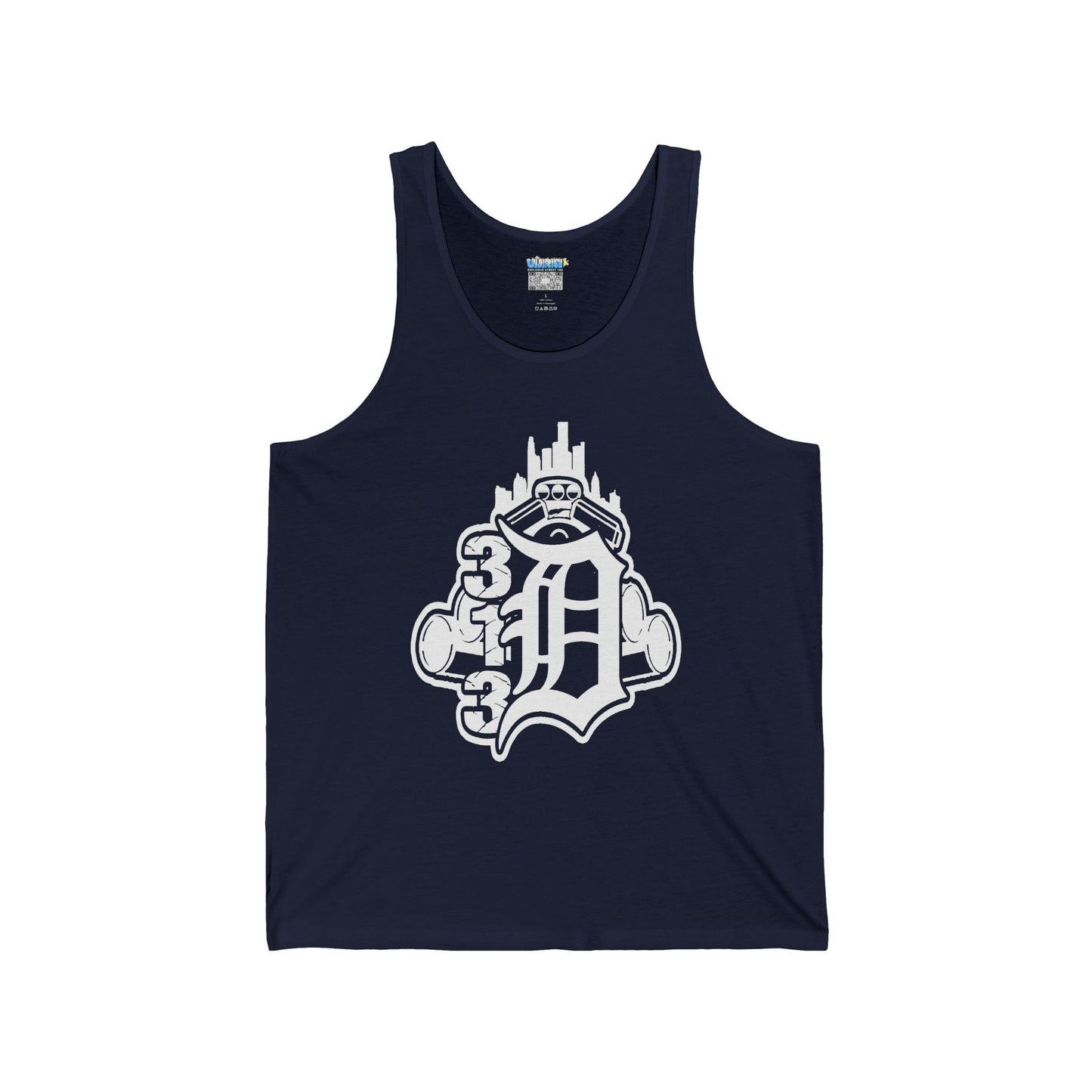 Unisex Jersey Tank Top - Urban Vibe Graphic Tee for Summer, Casual Outings & Festivals