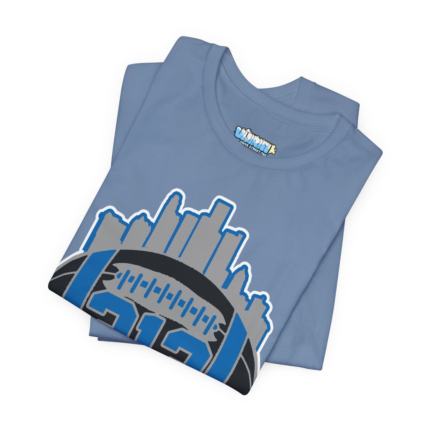 LION NEW COLORS DETROIT 313 FOOT BALL SHIRT