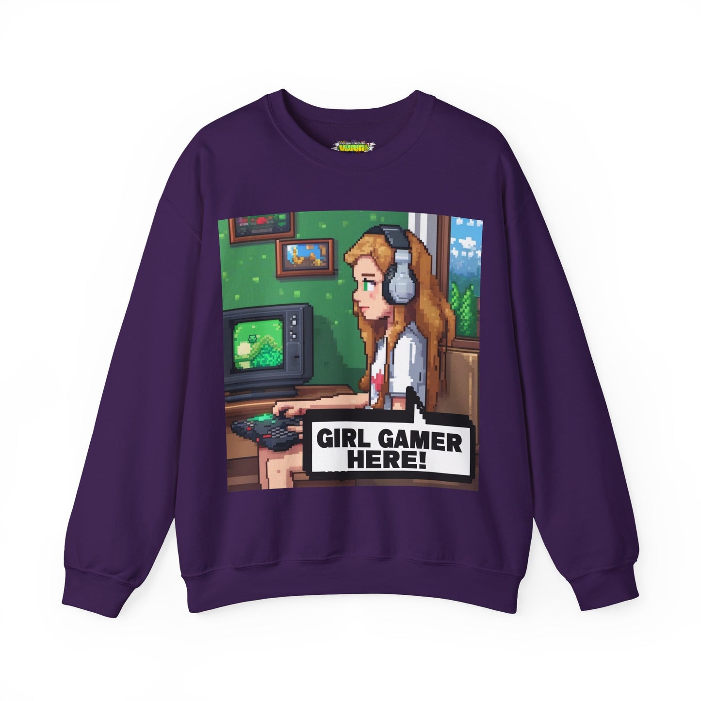 Retro Gamer Sweatshirt | Cozy Crewneck for Gaming Lovers, Video Game Gift, Casual Wear, Unisex Apparel, Perfect for Gamers