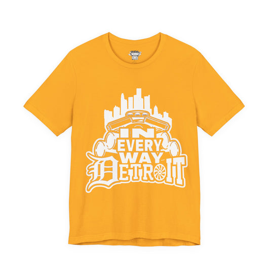 Detroit Big Pipes Unisex Tee, City Pride Shirt, Automotive Enthusiast Top, Casual Wear, Gift for Detroit Lovers