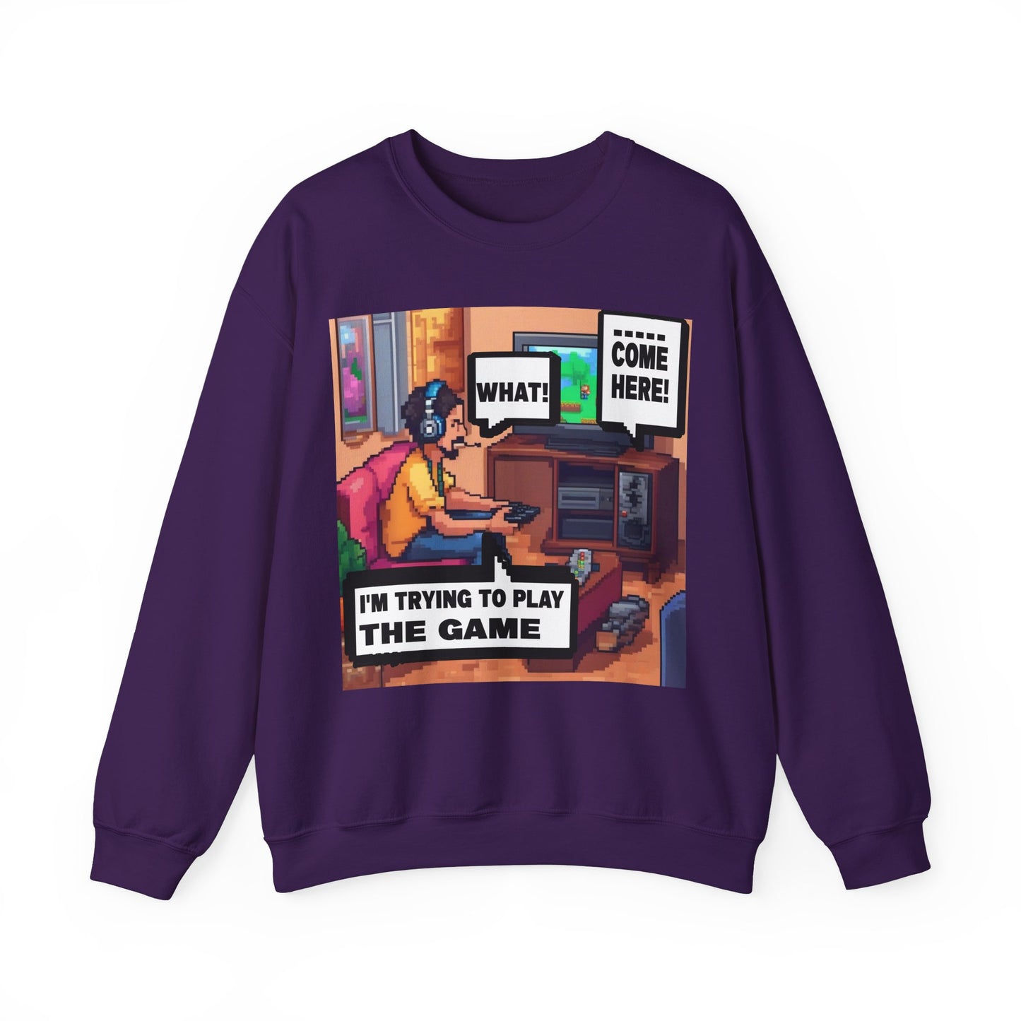 I'm trying to play the game 3 Crewneck Sweatshirt