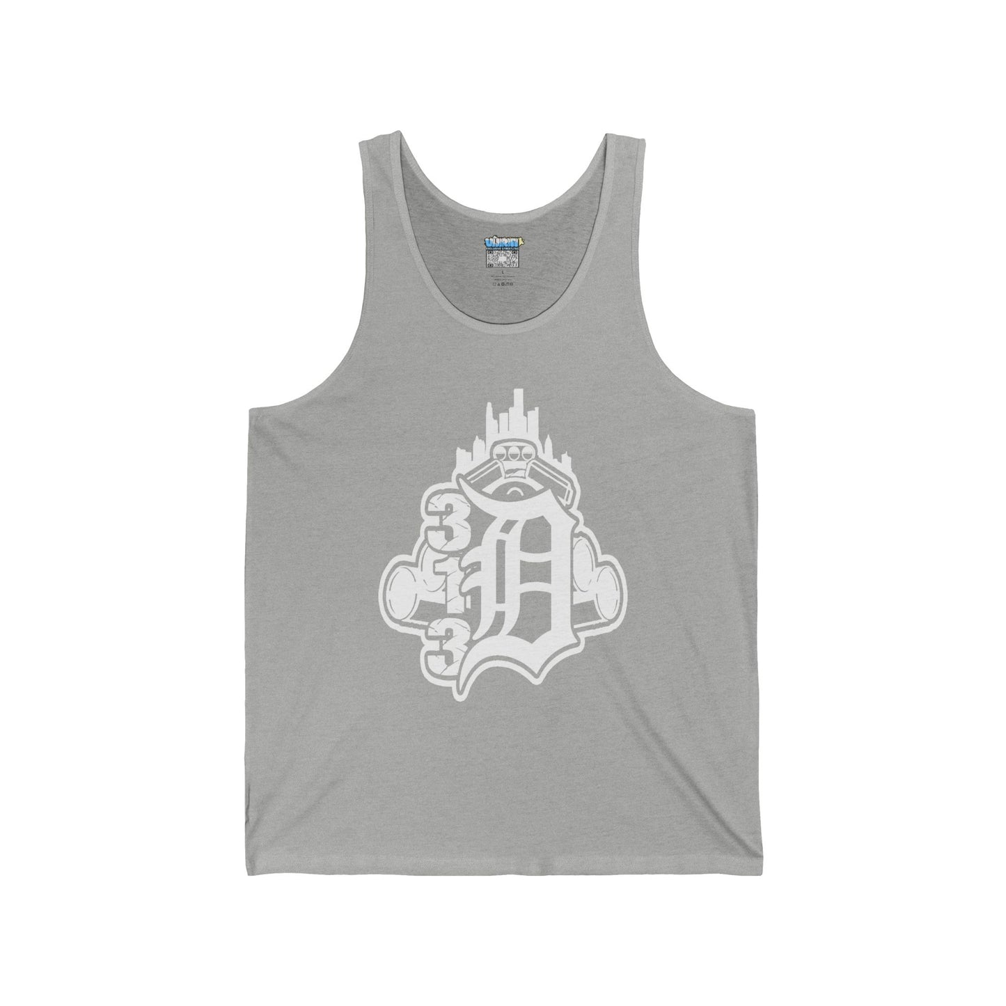 Unisex Jersey Tank Top - Urban Vibe Graphic Tee for Summer, Casual Outings & Festivals