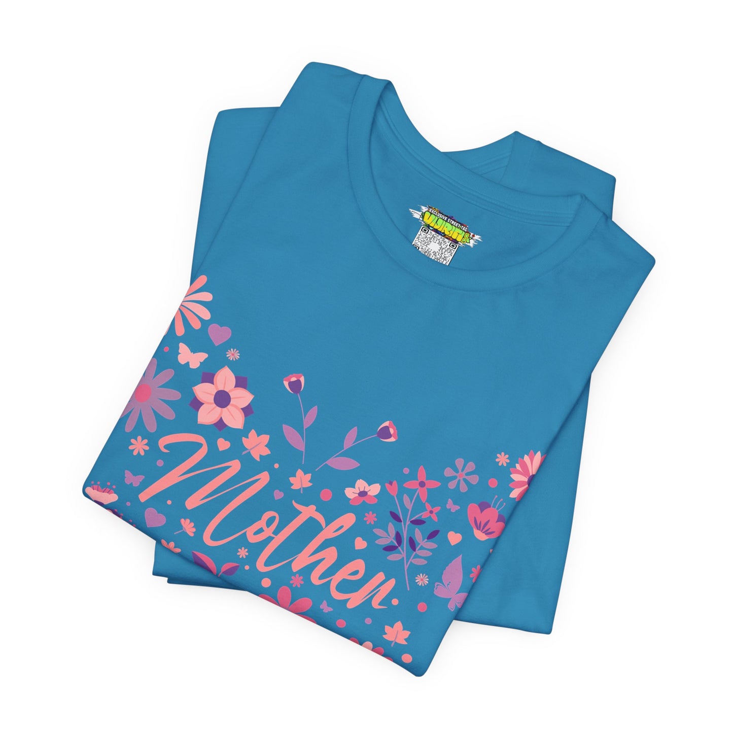 Butterfly Mother T-Shirt, Unisex Tee for Mom, Floral Gift, Birthday Present, Mother's Day Apparel, Cute Butterfly Design