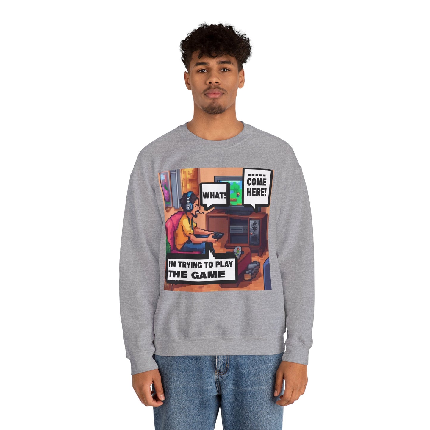 I'm trying to play the game 3 Crewneck Sweatshirt