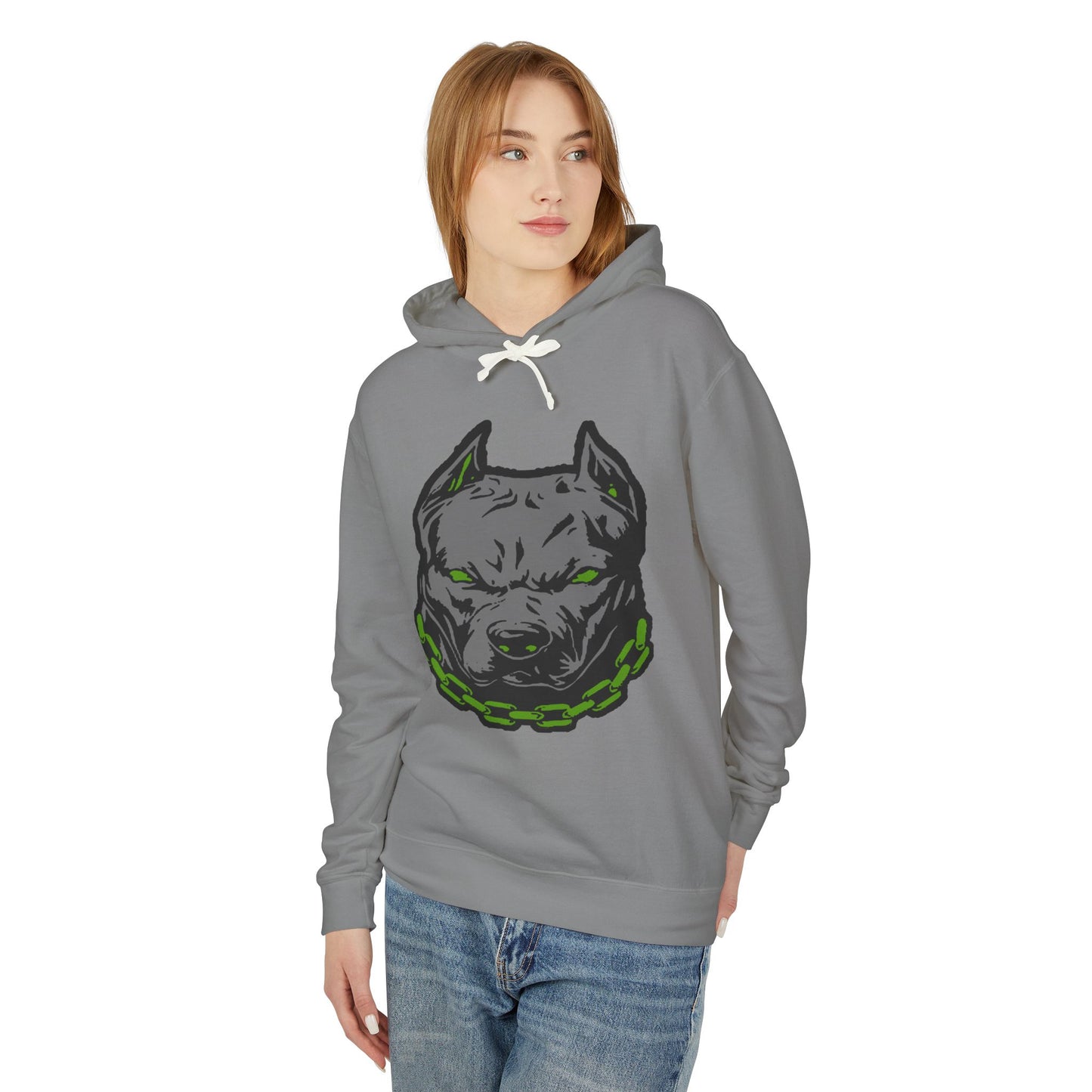" Pitbull Hoodie, Lightweight Animal Sweatshirt, Perfect for Dog Lovers, Outdoor Wear, Casual Style, Gift for Pet Owners