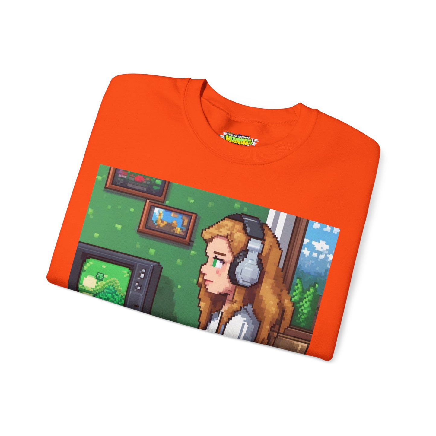 Retro Gamer Sweatshirt | Cozy Crewneck for Gaming Lovers, Video Game Gift, Casual Wear, Unisex Apparel, Perfect for Gamers