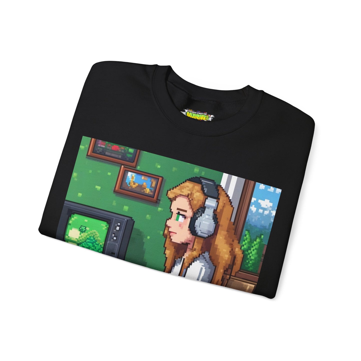 Retro Gamer Sweatshirt | Cozy Crewneck for Gaming Lovers, Video Game Gift, Casual Wear, Unisex Apparel, Perfect for Gamers