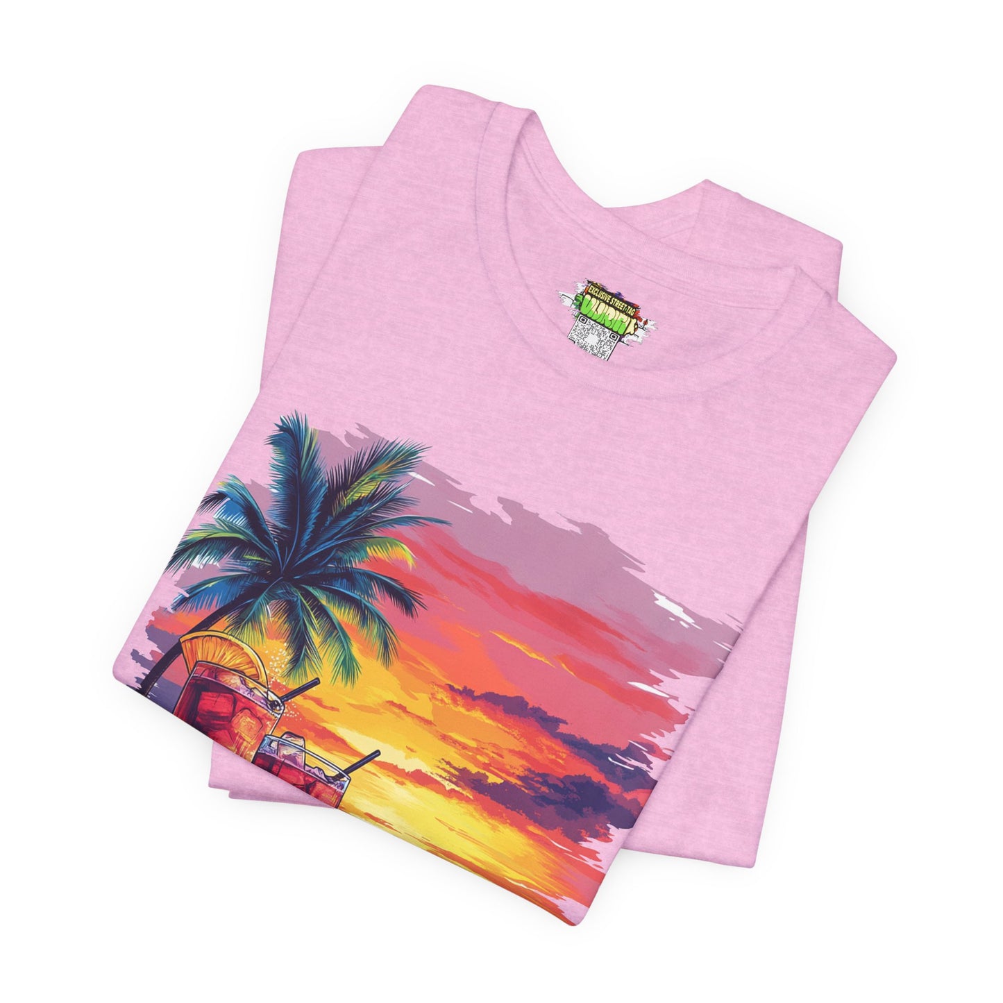 Tropical Sunset Tee - Perfect for Summer Vibes, Beach Days, Relaxation, Gifts, Vacation