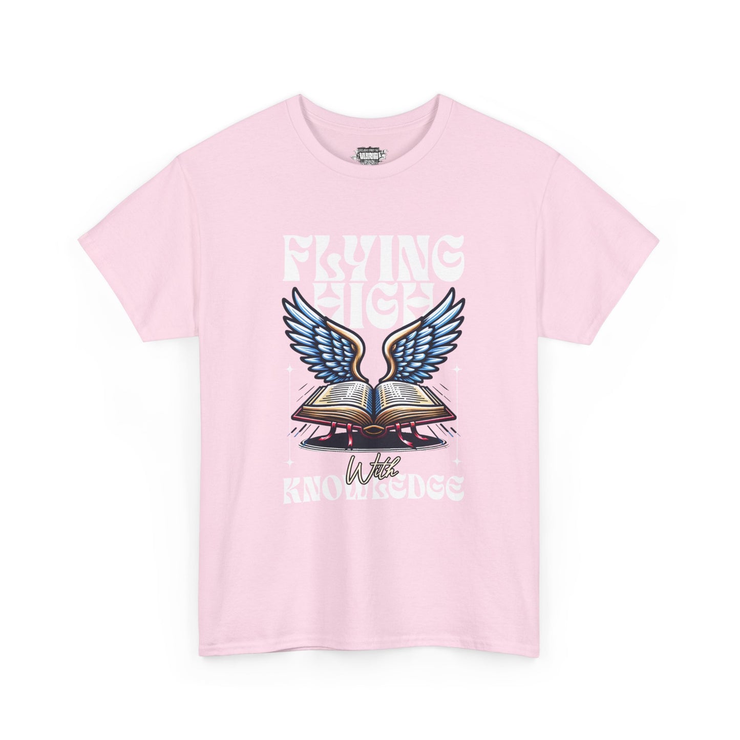 "Flying High Graphic T-Shirt - Unisex Heavy Cotton Tee with Inspirational Design