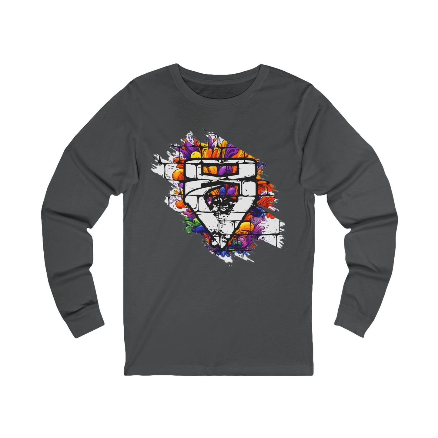 Vijiriti 8 Long Sleeve Tee for Creative Souls, Unisex Art Shirt, Trendy Jersey Top, Gift for Creatives, Statement Tee