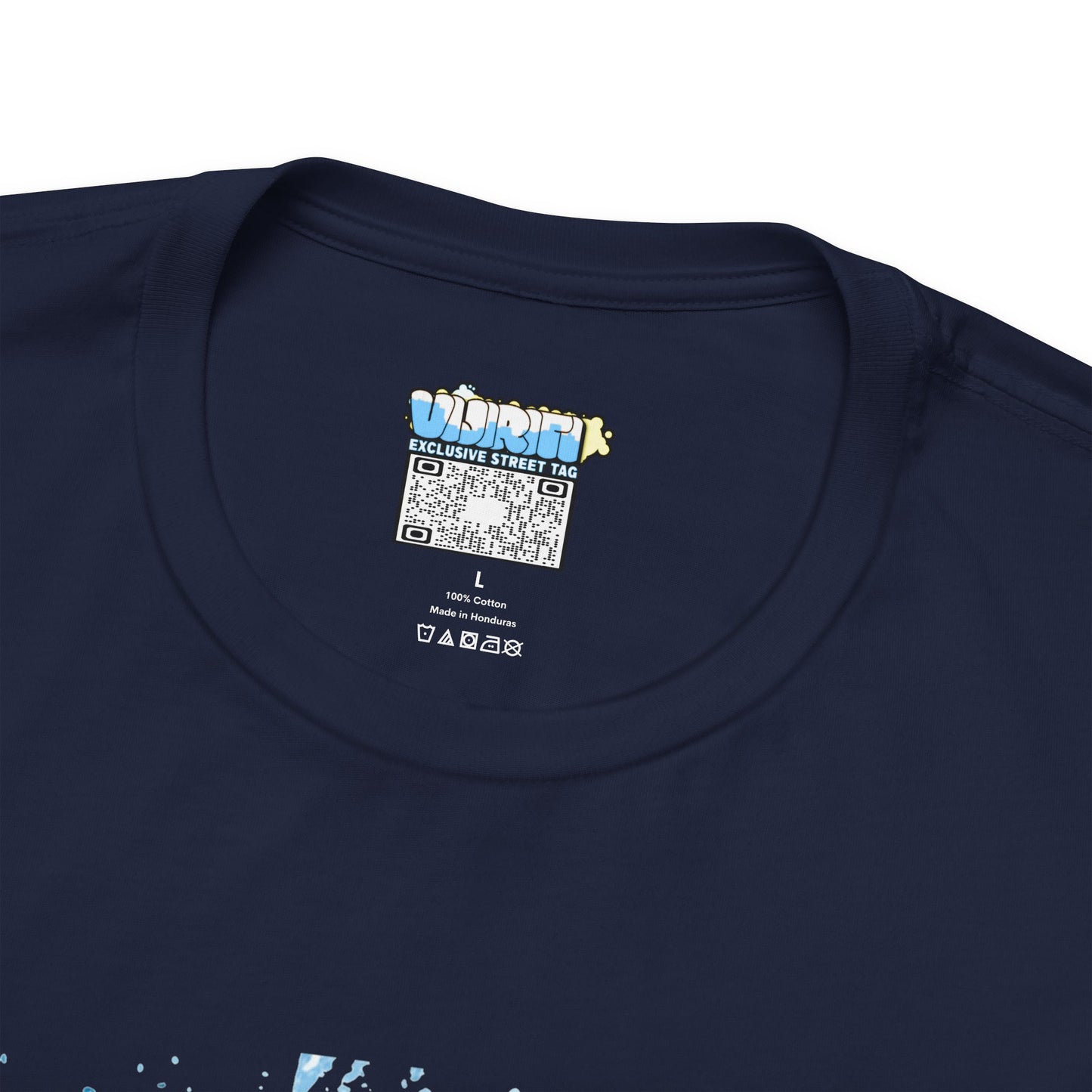Ocean Dripp Blue Shark Graphic Unisex Tee - Fun Beachwear for Summer Adventures
