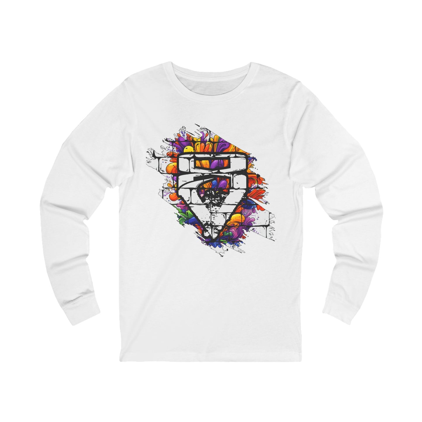 Vijiriti 8 Long Sleeve Tee for Creative Souls, Unisex Art Shirt, Trendy Jersey Top, Gift for Creatives, Statement Tee