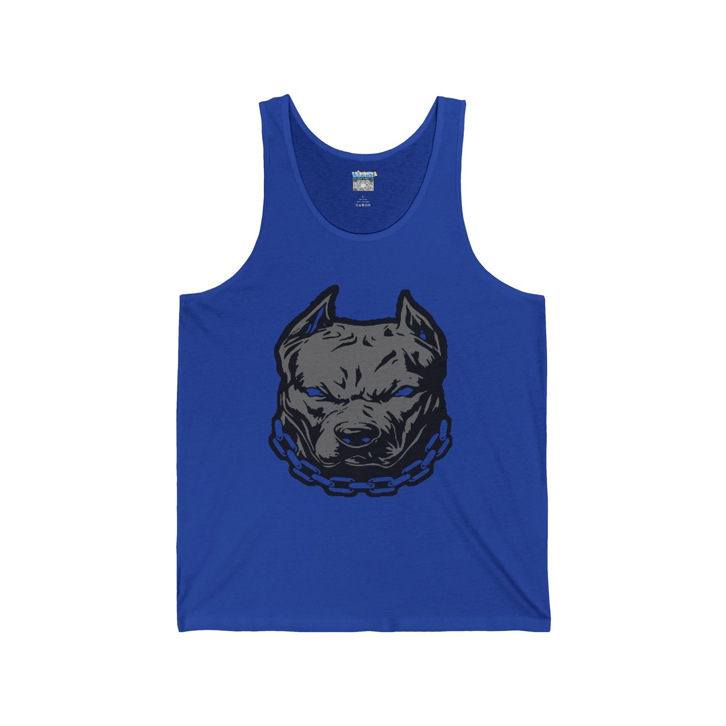 Pit Bull Graphic Unisex Jersey Tank - Bold & Edgy Dog Lover's Apparel
