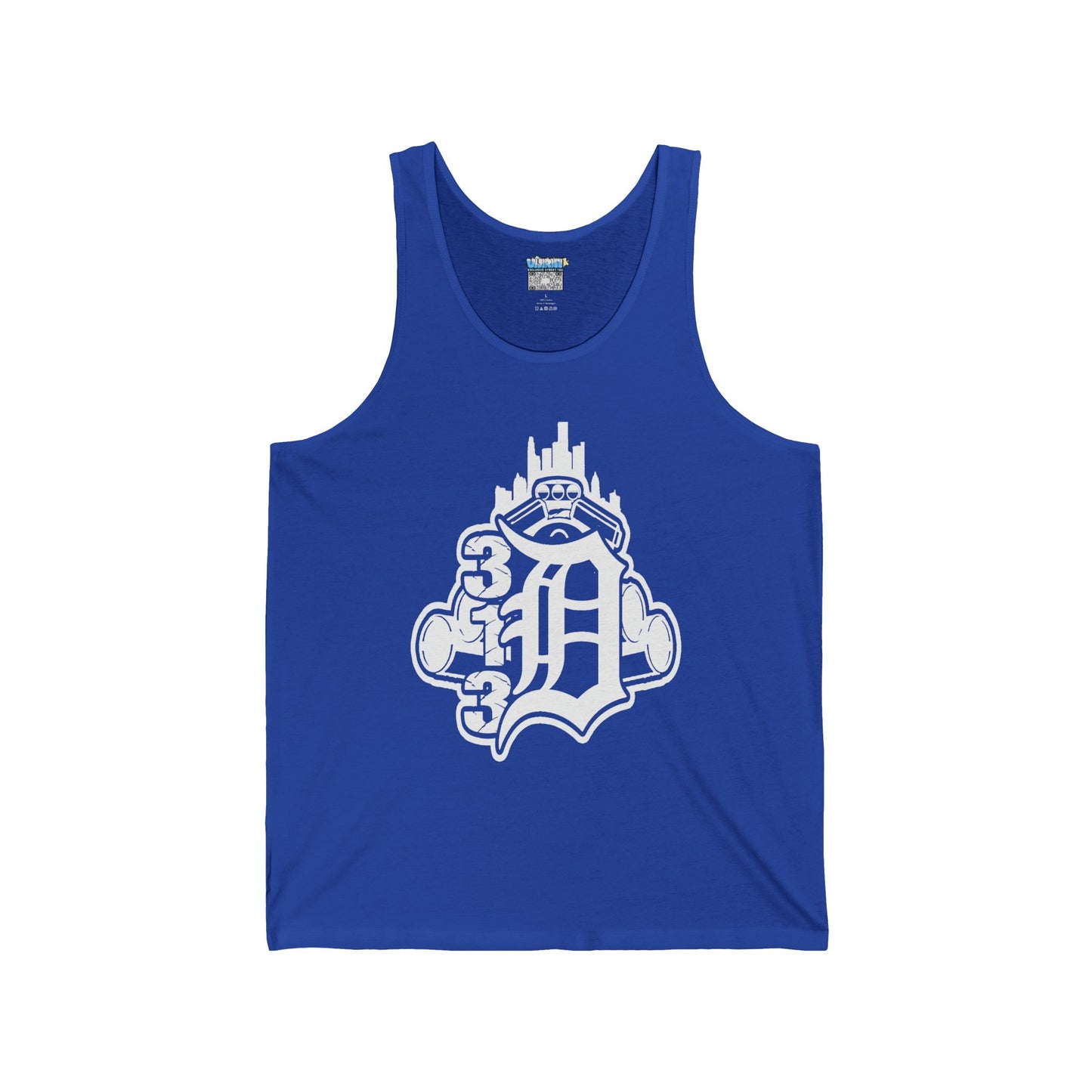 Unisex Jersey Tank Top - Urban Vibe Graphic Tee for Summer, Casual Outings & Festivals