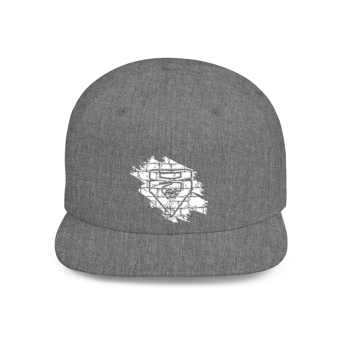 V Flat Bill Snapback Cap
