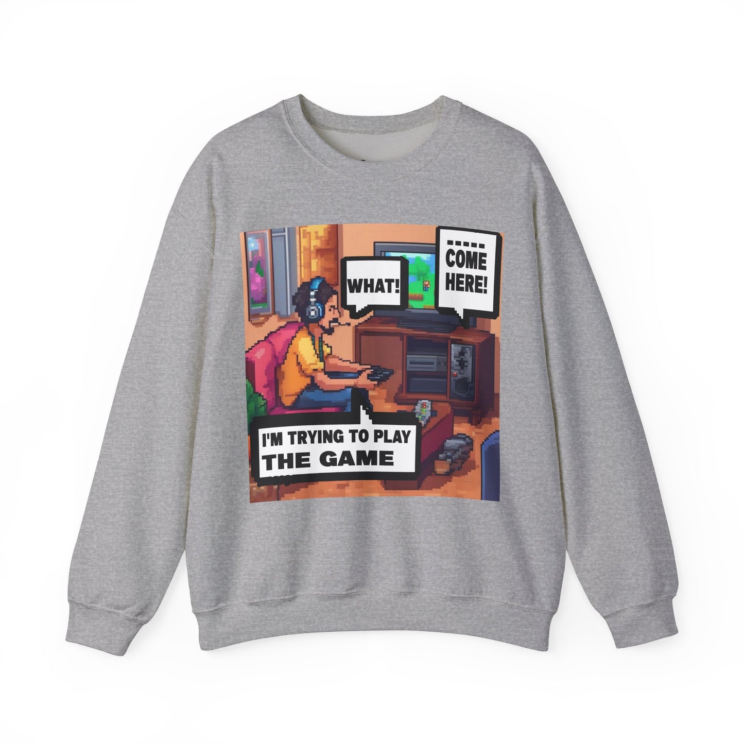 I'm trying to play the game 3 Crewneck Sweatshirt