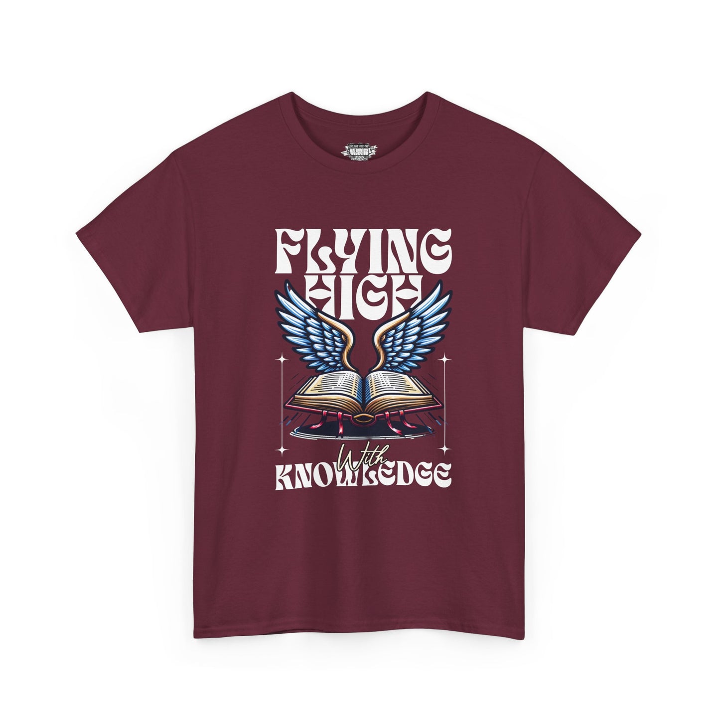 "Flying High Graphic T-Shirt - Unisex Heavy Cotton Tee with Inspirational Design