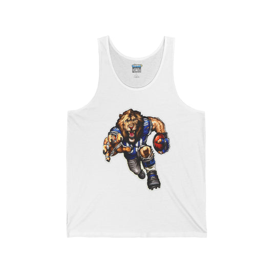 DET LION FOOTBALL Jersey Tank with Vintage Sports Design, Casual Summer Wear, Workout Top, Perfect for Sports Events, Gift for Athletes