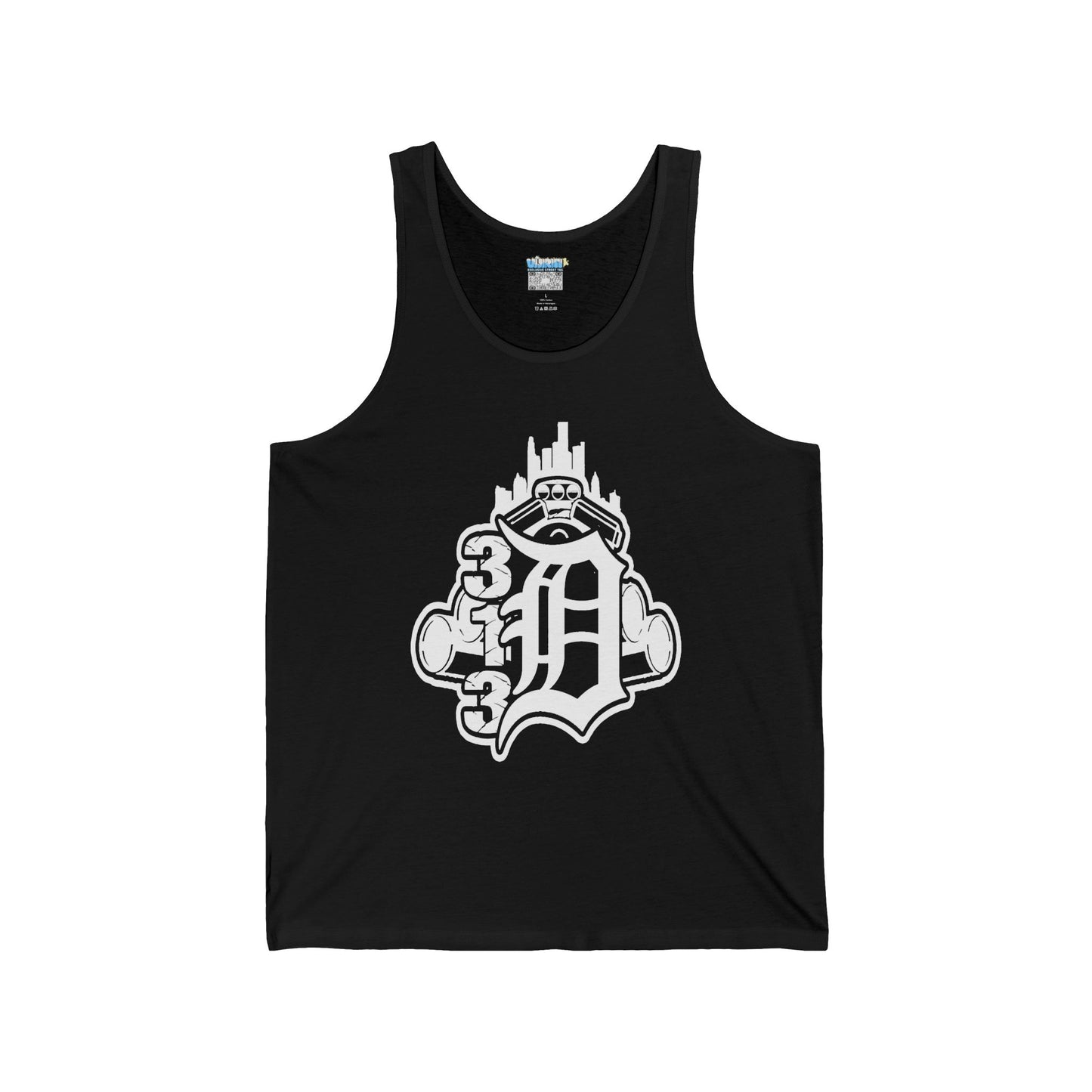 Unisex Jersey Tank Top - Urban Vibe Graphic Tee for Summer, Casual Outings & Festivals