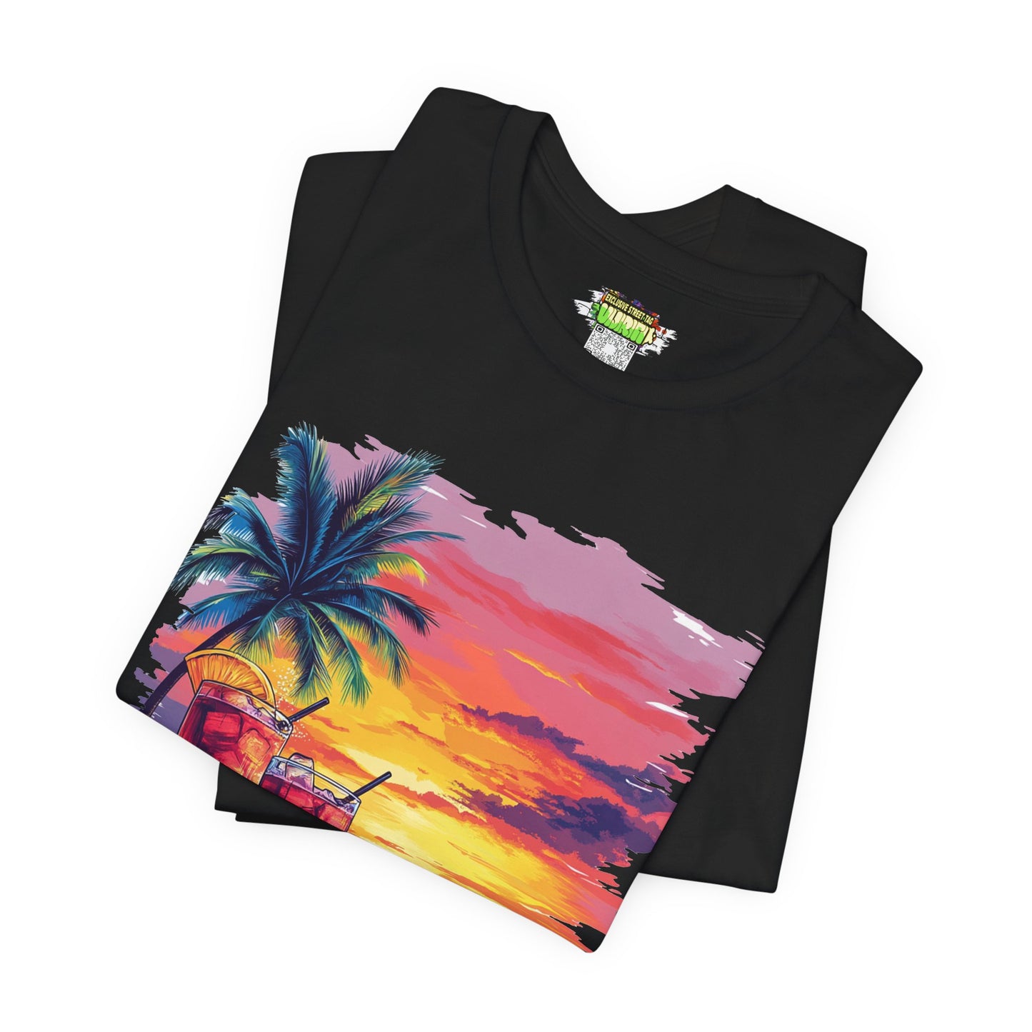 Tropical Sunset Tee - Perfect for Summer Vibes, Beach Days, Relaxation, Gifts, Vacation