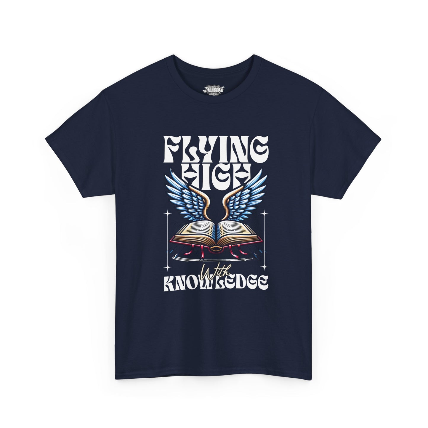 "Flying High Graphic T-Shirt - Unisex Heavy Cotton Tee with Inspirational Design