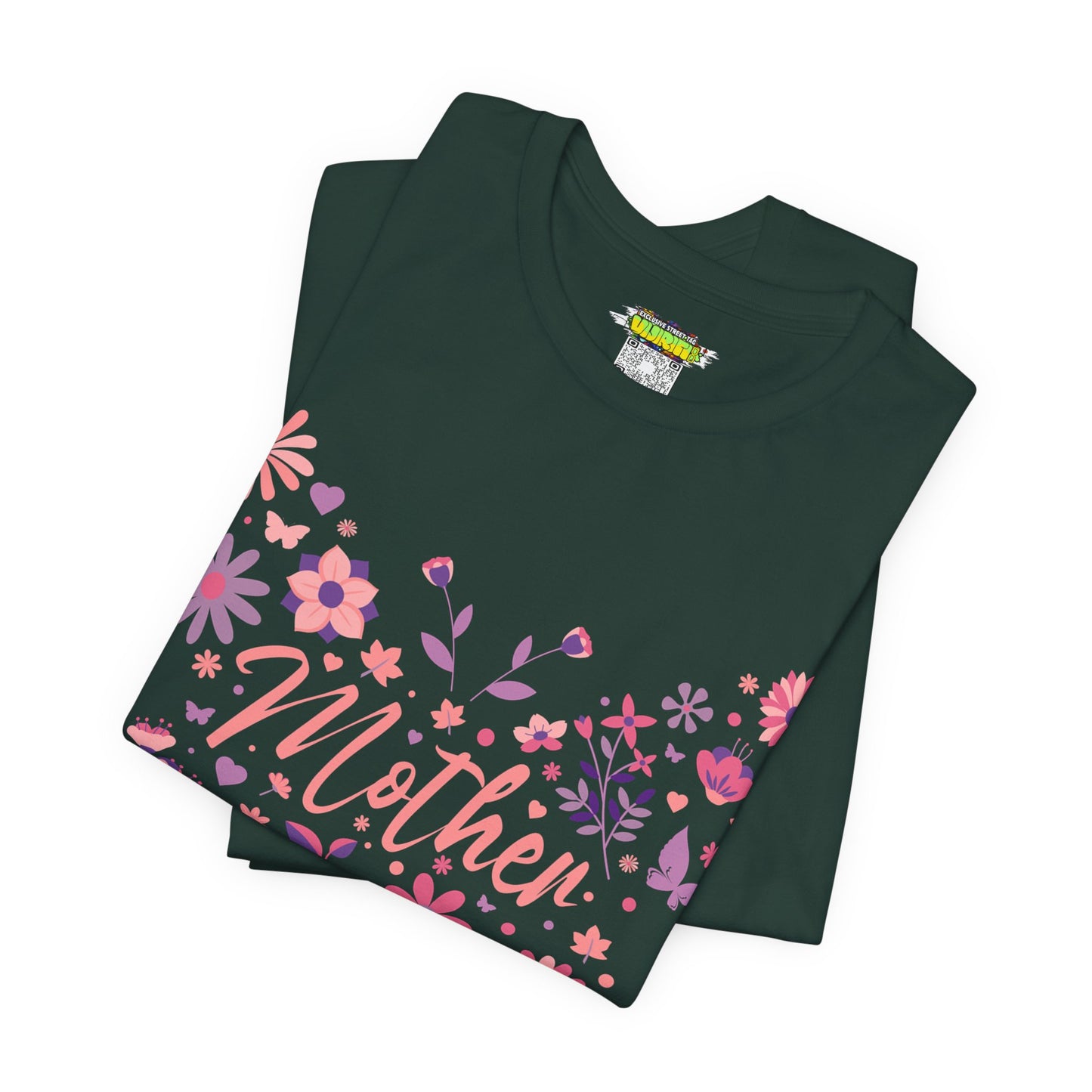 Butterfly Mother T-Shirt, Unisex Tee for Mom, Floral Gift, Birthday Present, Mother's Day Apparel, Cute Butterfly Design