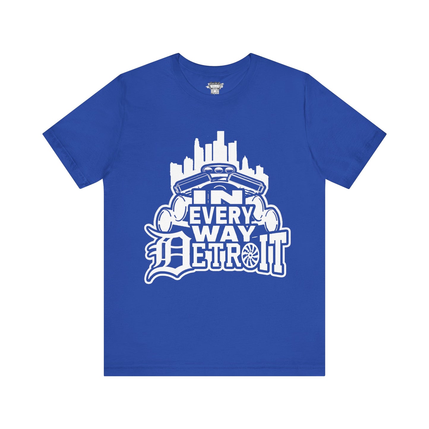 Detroit Big Pipes Unisex Tee, City Pride Shirt, Automotive Enthusiast Top, Casual Wear, Gift for Detroit Lovers
