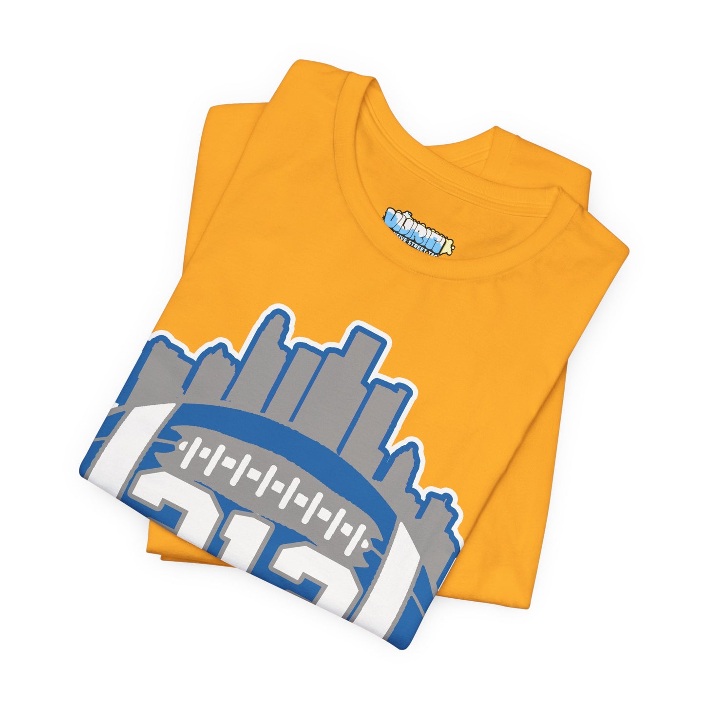 LION COLOR DETROIT 313 FOOT BALL SHIRT