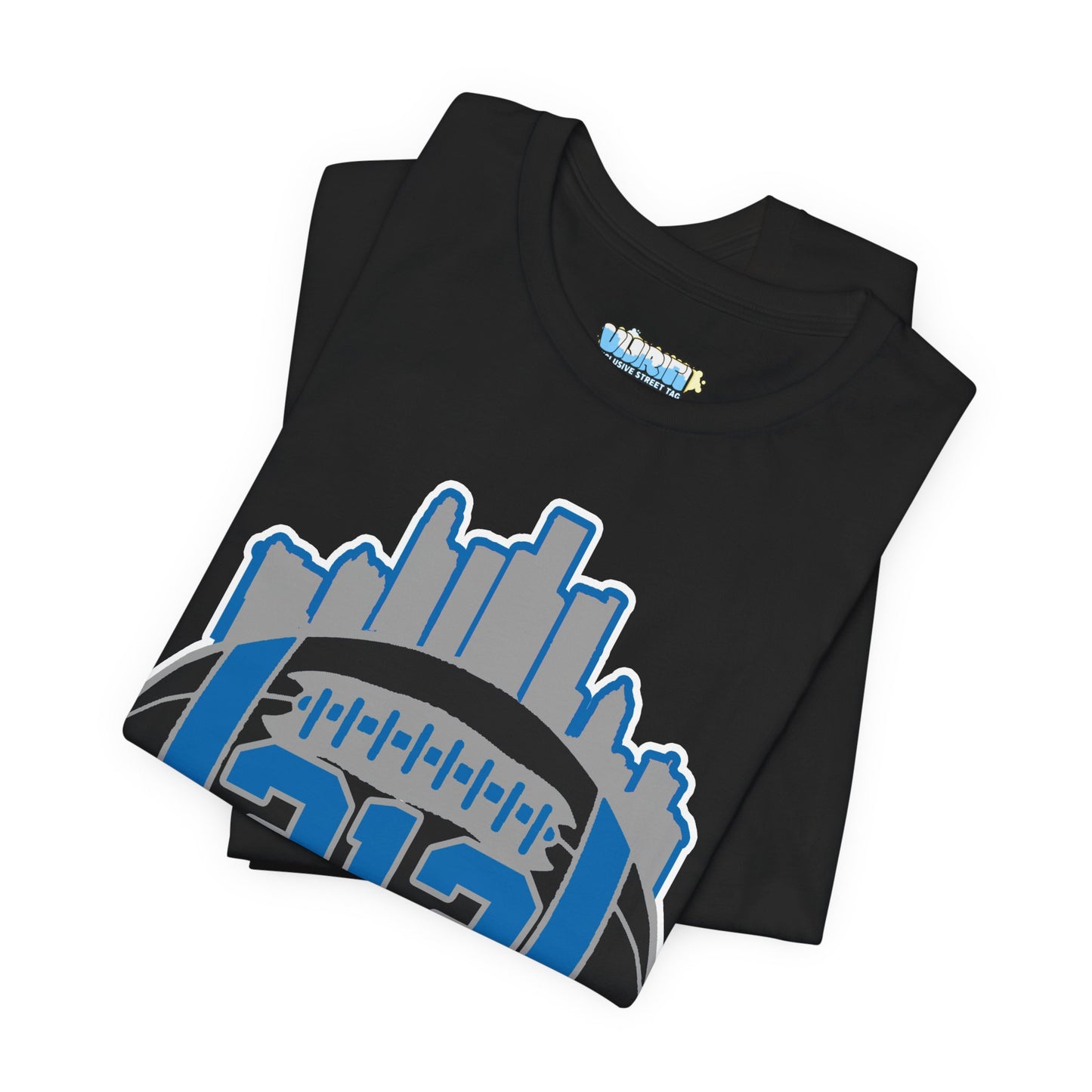 LION NEW COLORS DETROIT 313 FOOT BALL SHIRT