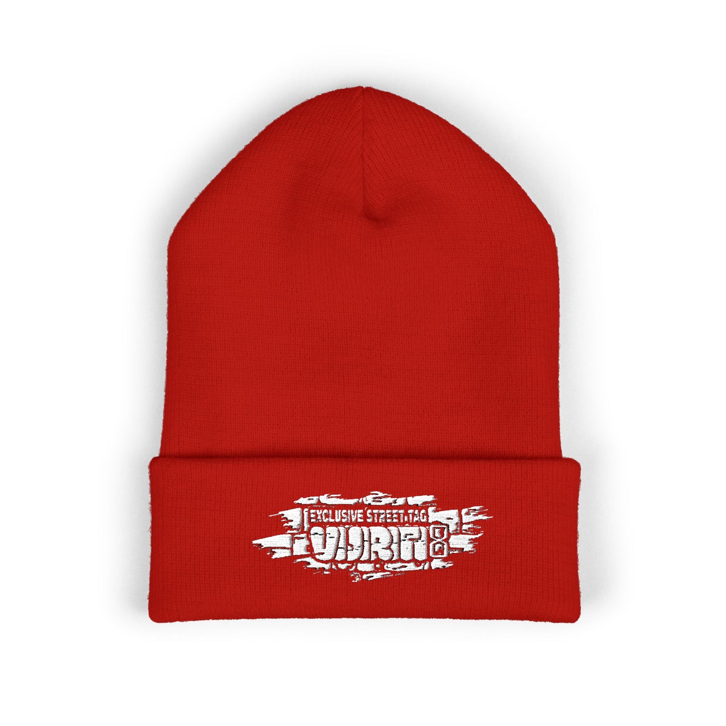 "Vijiriti 8 Classic Cuffed Beanie - Stylish Black Hat for Winter, Streetwear, Outdoor Adventures, Gifts for Fashion Lovers, Custom Embroidery