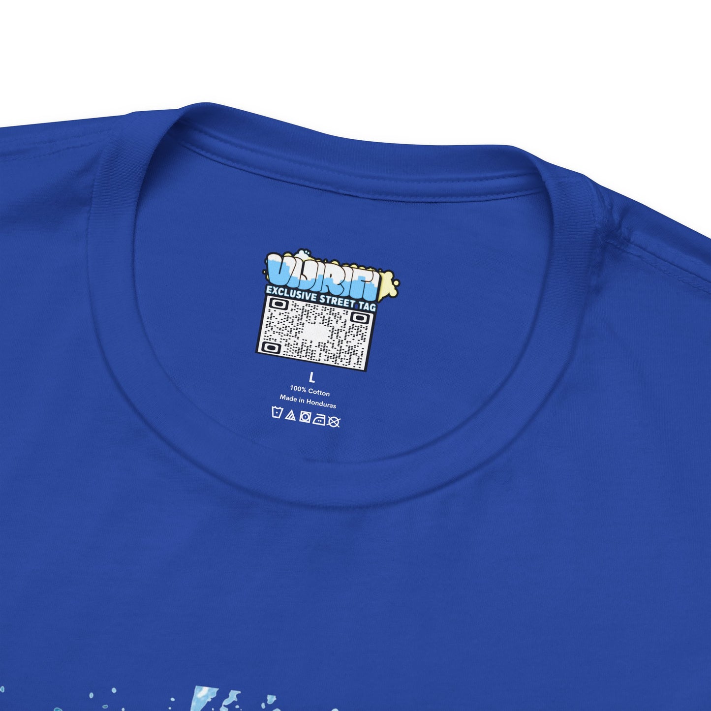 Ocean Dripp Blue Shark Graphic Unisex Tee - Fun Beachwear for Summer Adventures