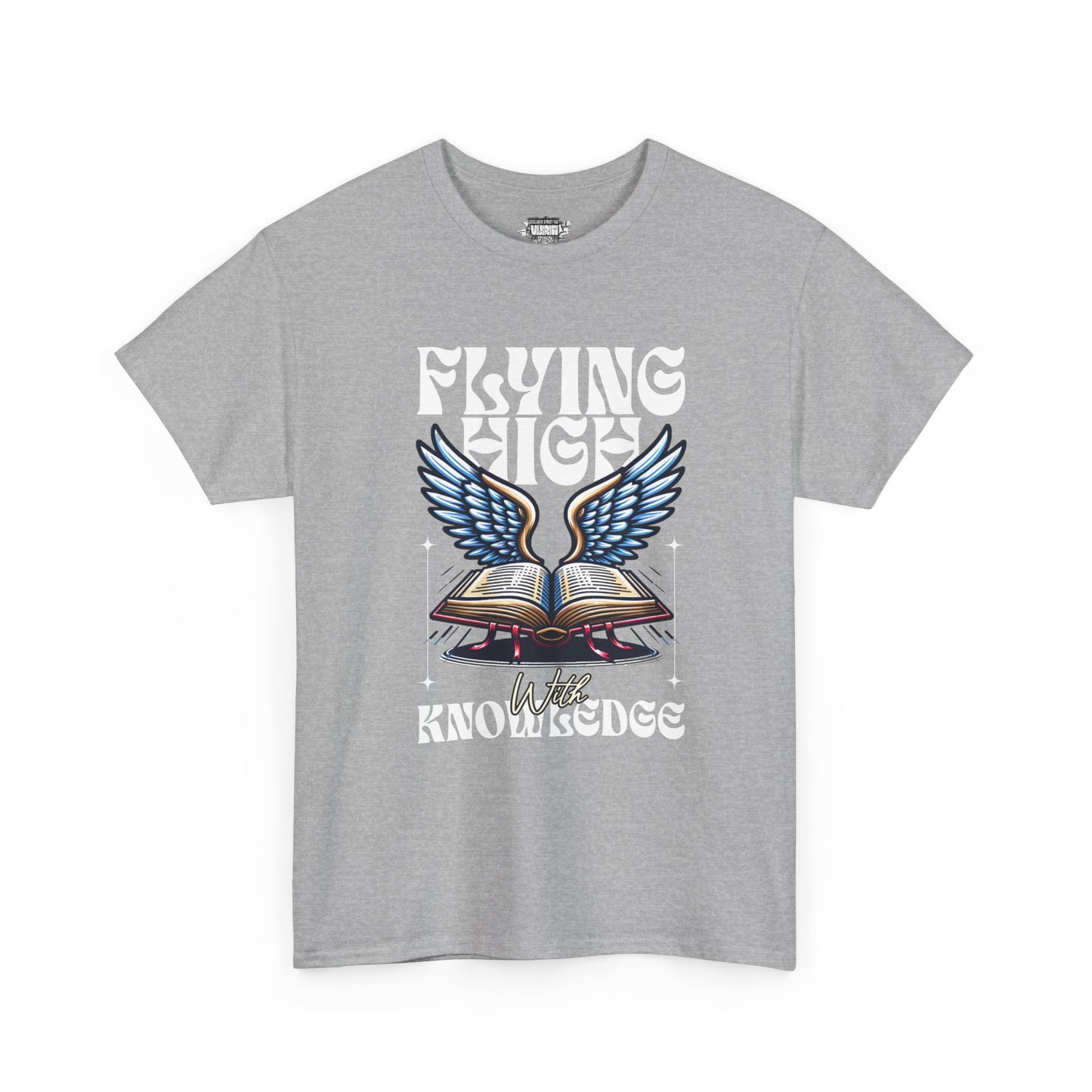 "Flying High Graphic T-Shirt - Unisex Heavy Cotton Tee with Inspirational Design