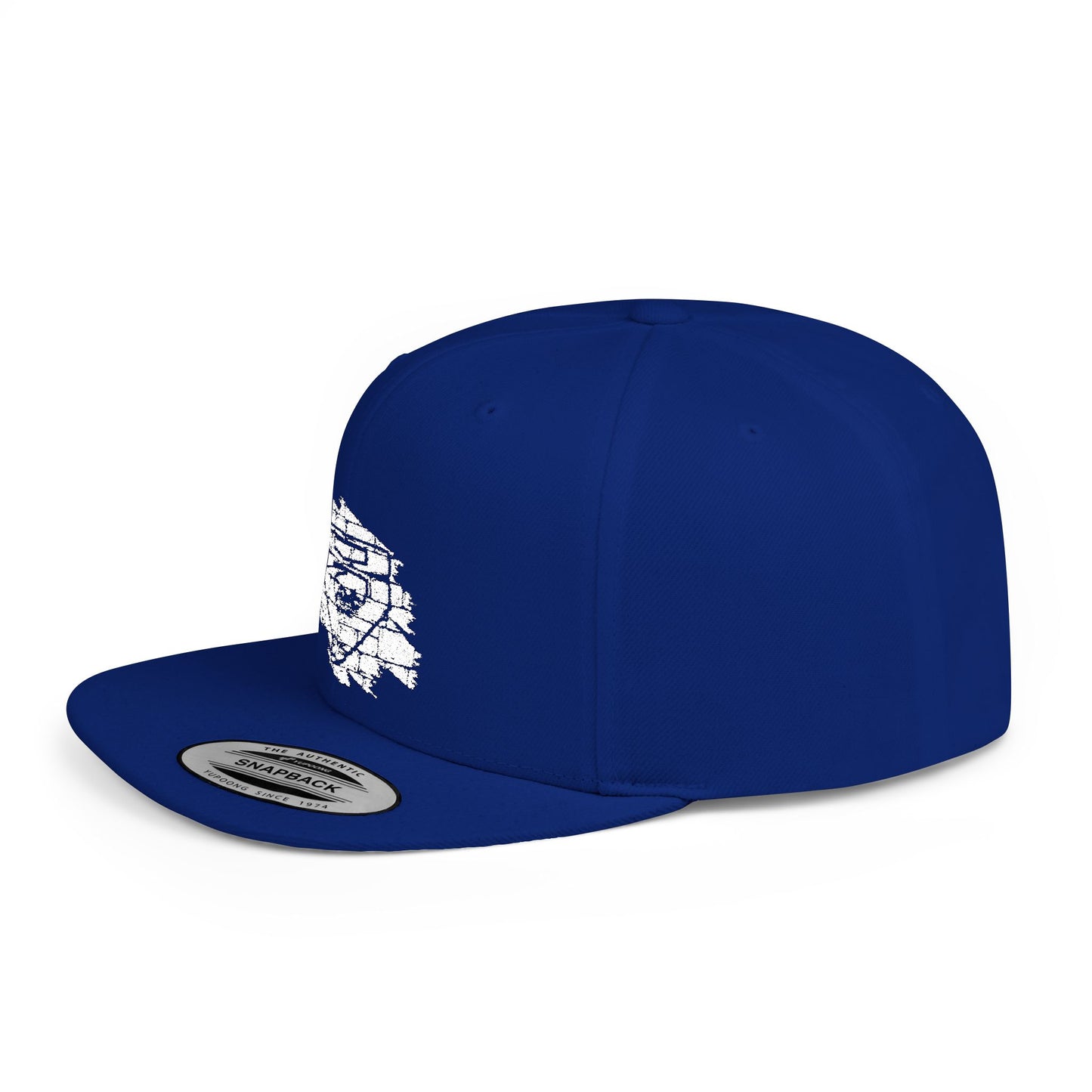 V Flat Bill Snapback Cap