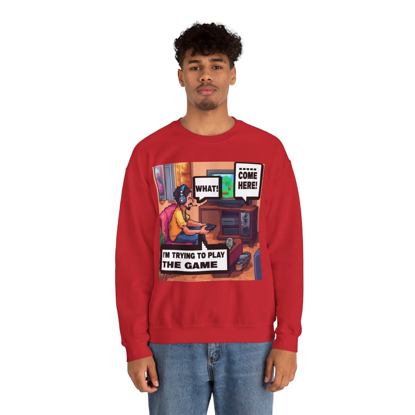 I'm trying to play the game 3 Crewneck Sweatshirt