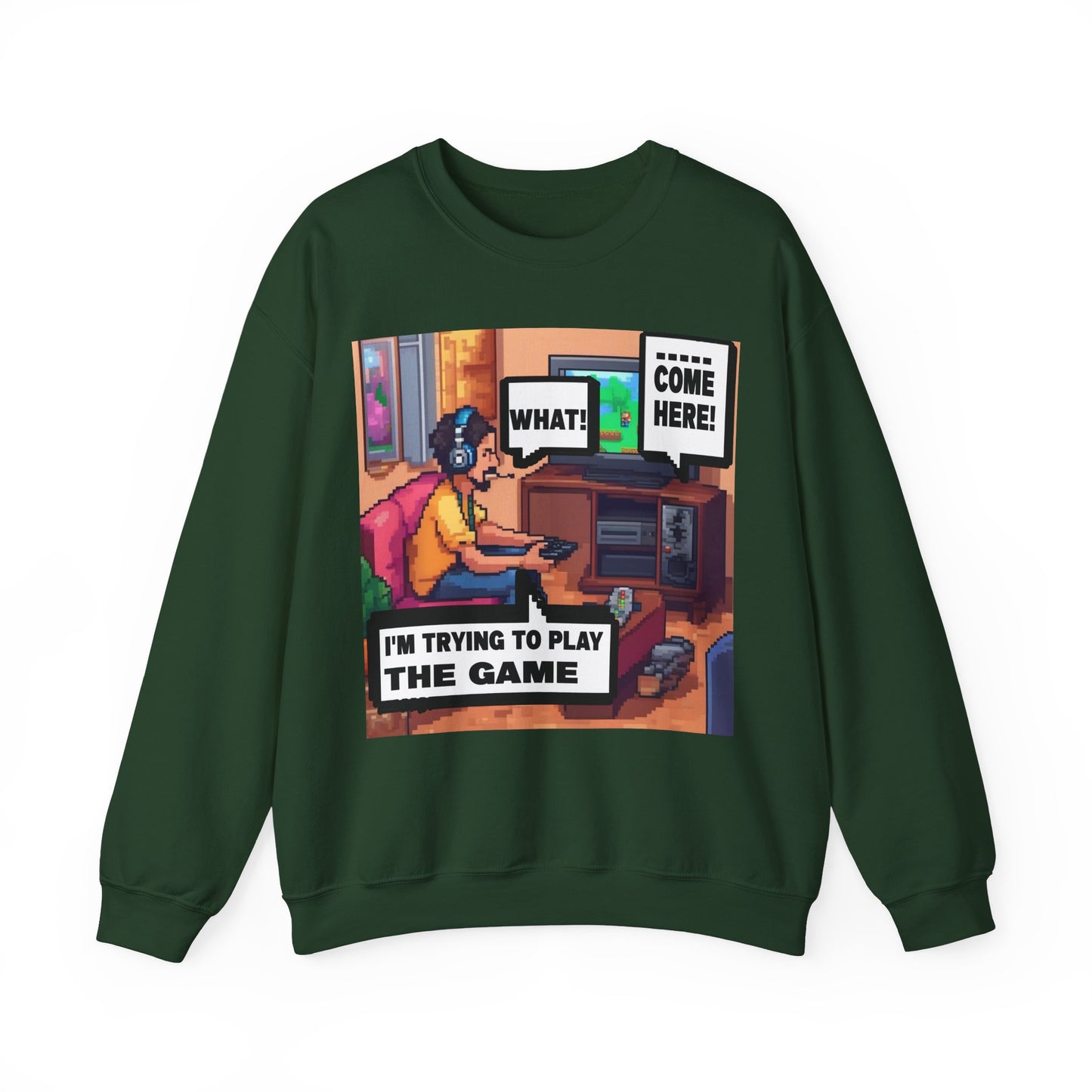 I'm trying to play the game 3 Crewneck Sweatshirt