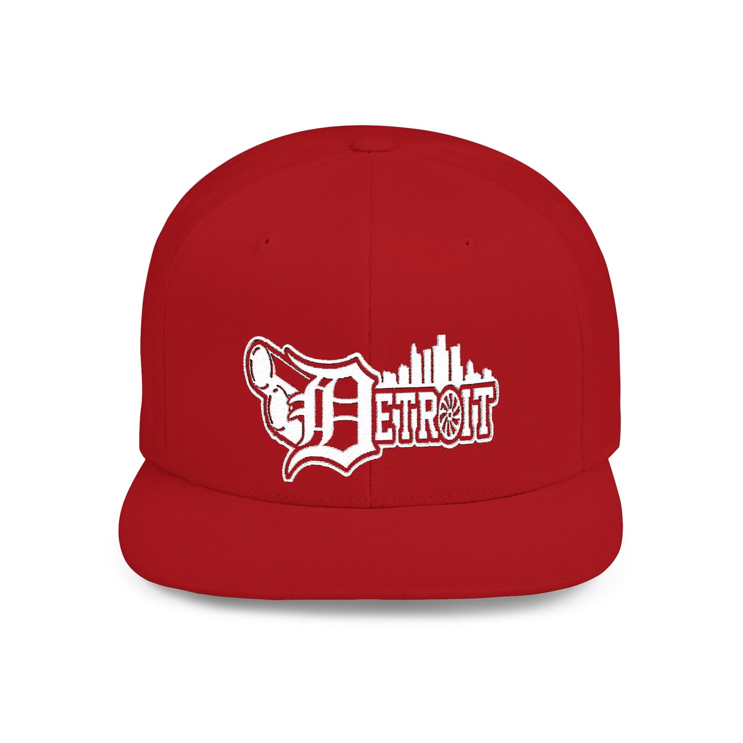 Big pipes detroit Flat Bill Snapback