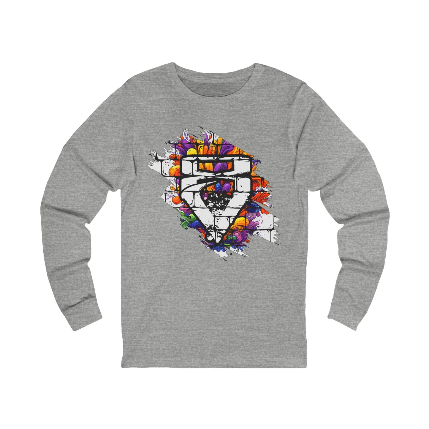Vijiriti 8 Long Sleeve Tee for Creative Souls, Unisex Art Shirt, Trendy Jersey Top, Gift for Creatives, Statement Tee