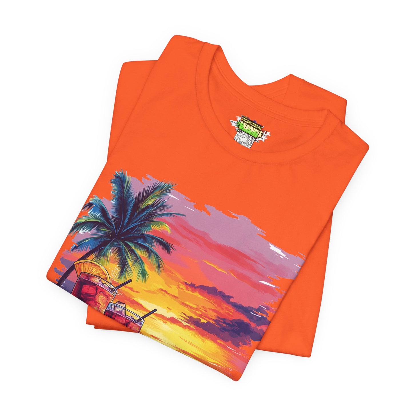 Tropical Sunset Tee - Perfect for Summer Vibes, Beach Days, Relaxation, Gifts, Vacation
