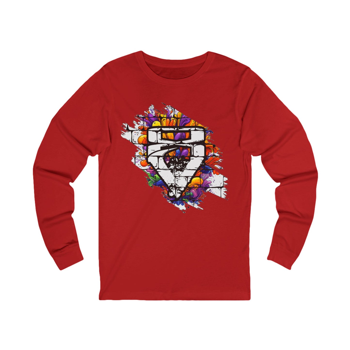 Vijiriti 8 Long Sleeve Tee for Creative Souls, Unisex Art Shirt, Trendy Jersey Top, Gift for Creatives, Statement Tee