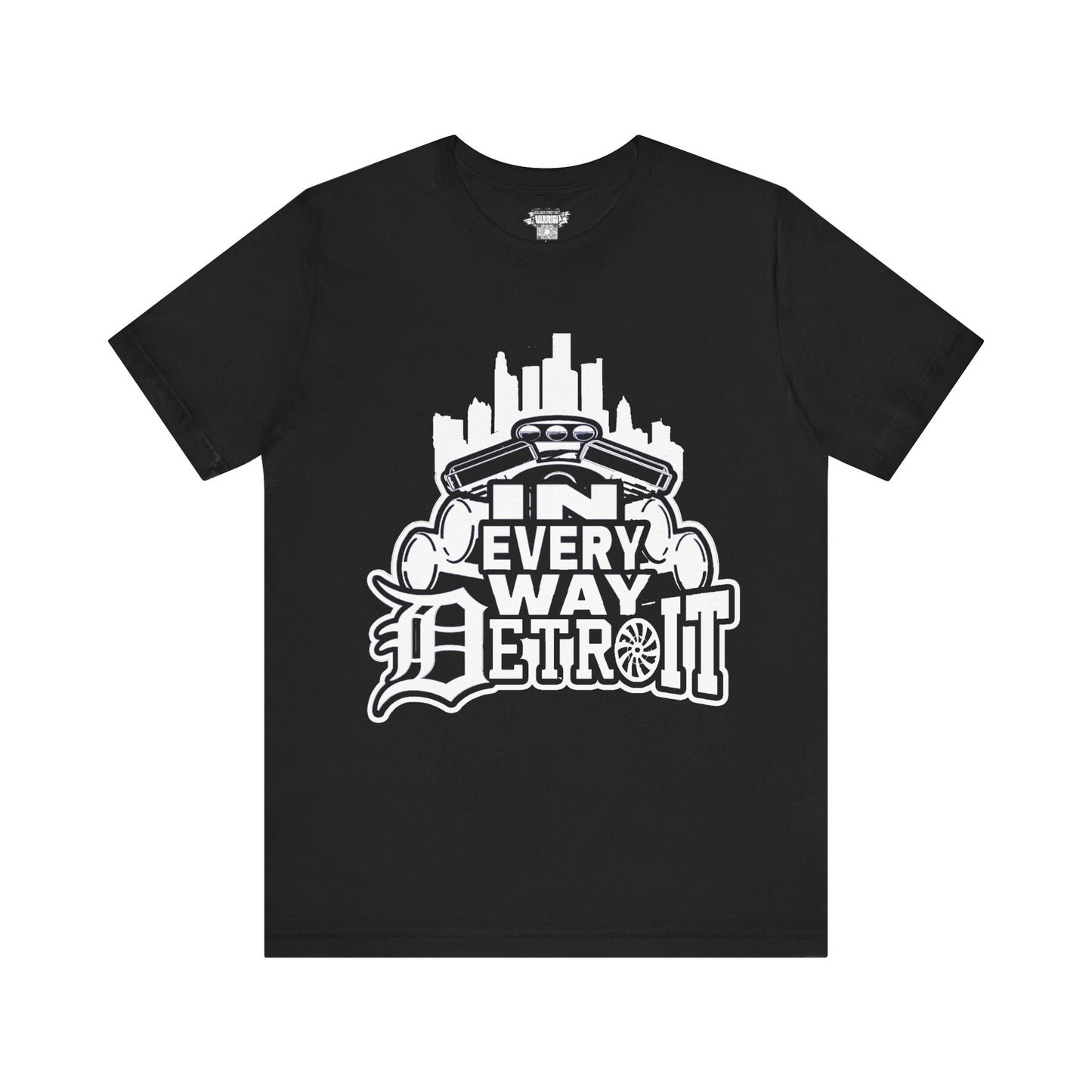 Detroit Big Pipes Unisex Tee, City Pride Shirt, Automotive Enthusiast Top, Casual Wear, Gift for Detroit Lovers