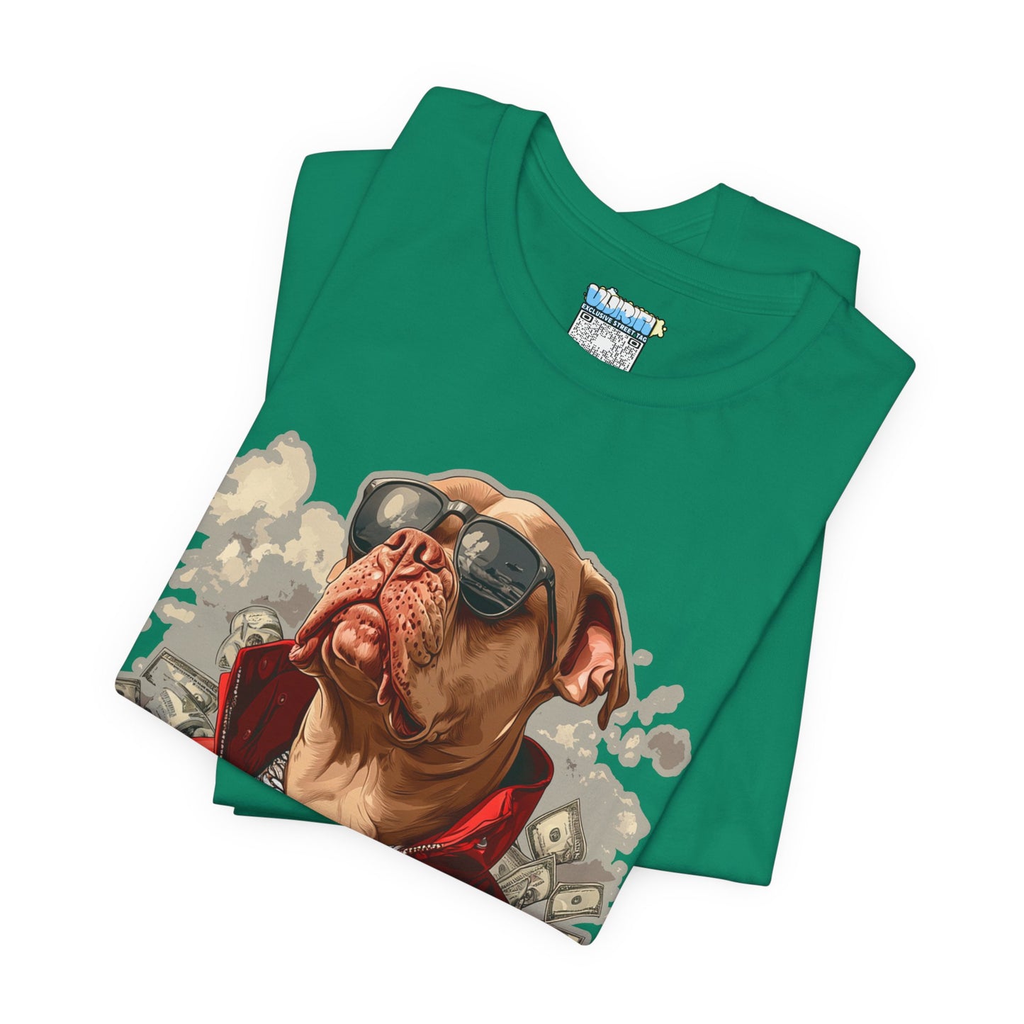 Cool Dog Swagger Tee - Stylish Pet Lover Shirt, Hip Hop Animal Art, Unisex Graphic T-Shirt, Gift for Dog Lovers, Trendy Everyday Wear