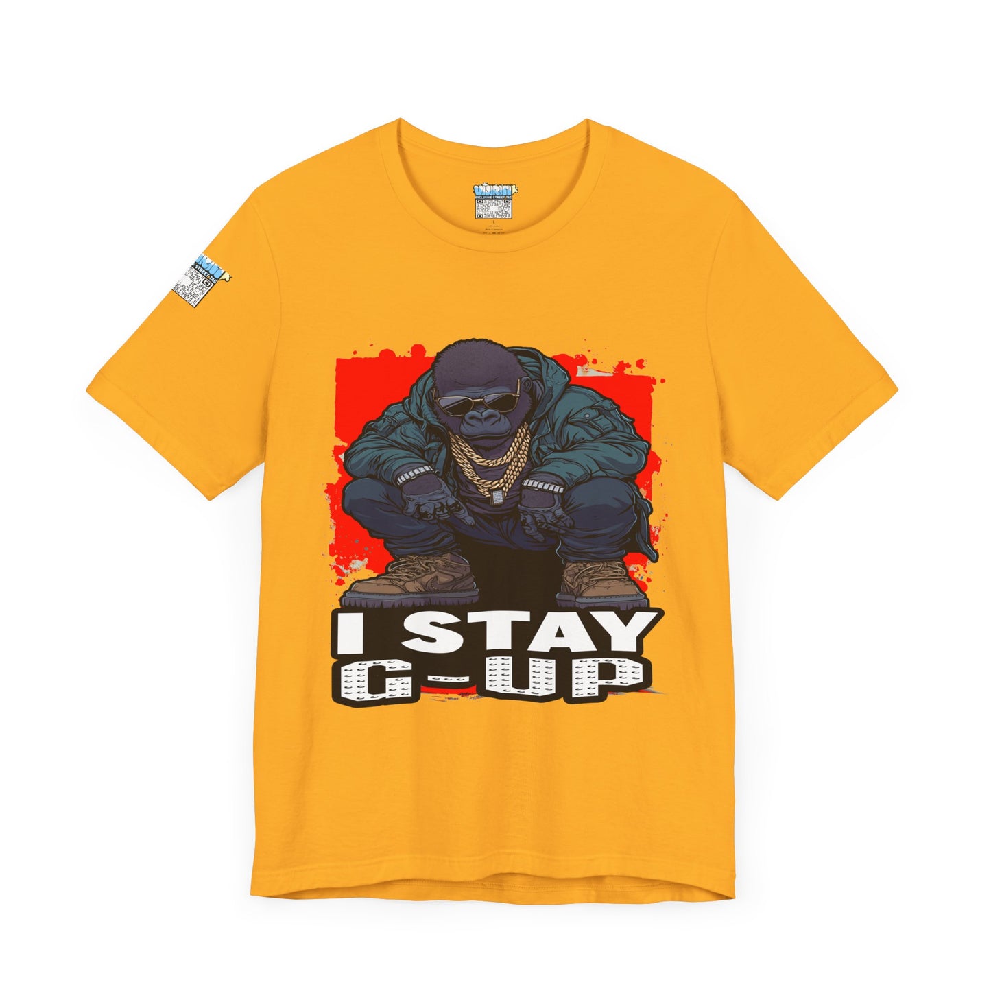 I Stay G-Up Unisex Jersey Tee, Graphic Tee, Streetwear Shirt, Urban Fashion, Casual Gift for Him/Her