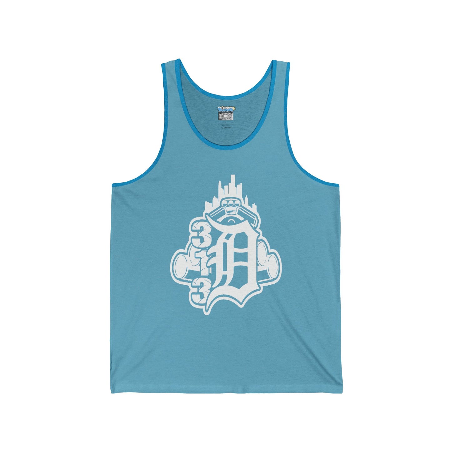 Unisex Jersey Tank Top - Urban Vibe Graphic Tee for Summer, Casual Outings & Festivals